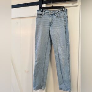 AE Stretch Super High-Waisted Straight Jean